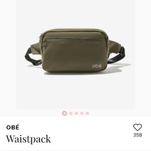 New in Bag  obe' Waist Pack Olive Green